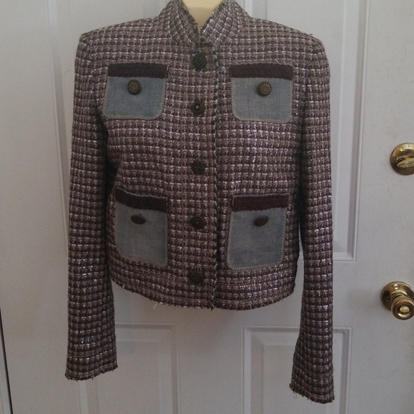 Just Cavalli Roberto Cavalli  Womens Crop Jacket - Picture 1 of 4